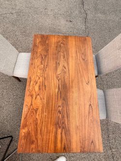 6 dining chairs and a table (Ashley's)