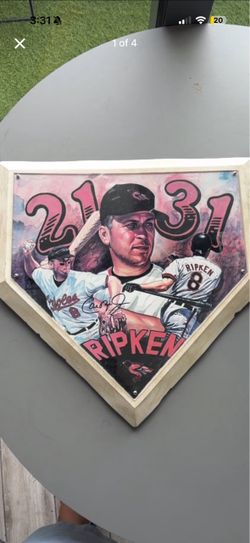 Cal Ripken Jr. 2131 Home Plate Commemorative Plaque