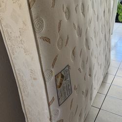 Queen Size Mattress with Bed Frame