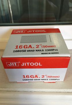 16 GA. 2” (50mm) Brad Nails $9.00 + TAX Each