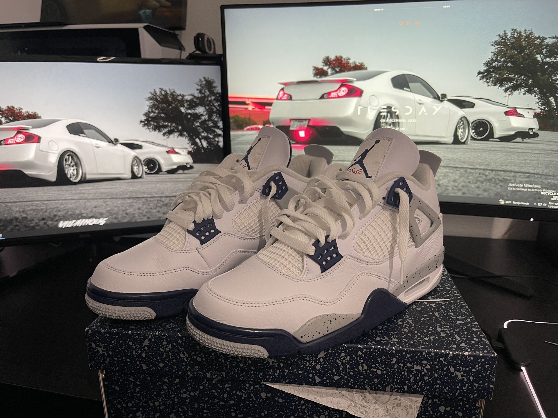 Jordan 4s “Midnight navy”