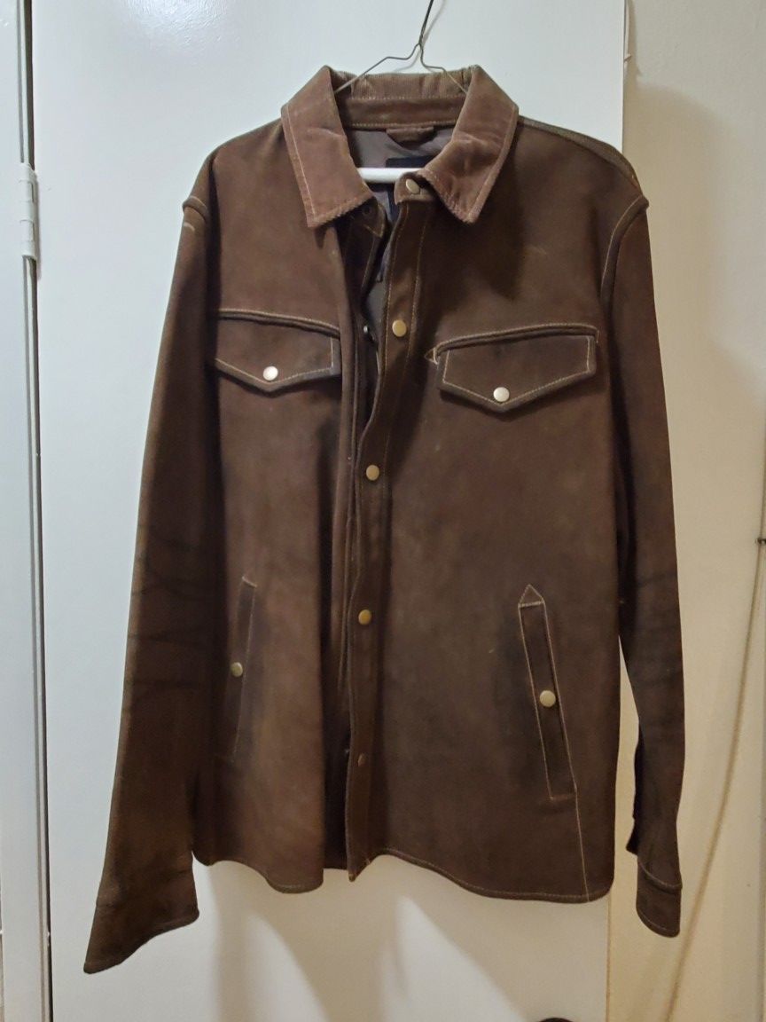 Vintage Suede Shirt (Stylish)