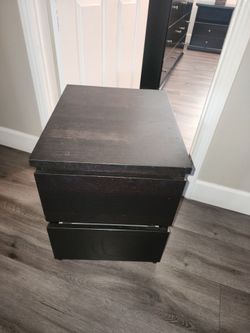 Ikea black dresser