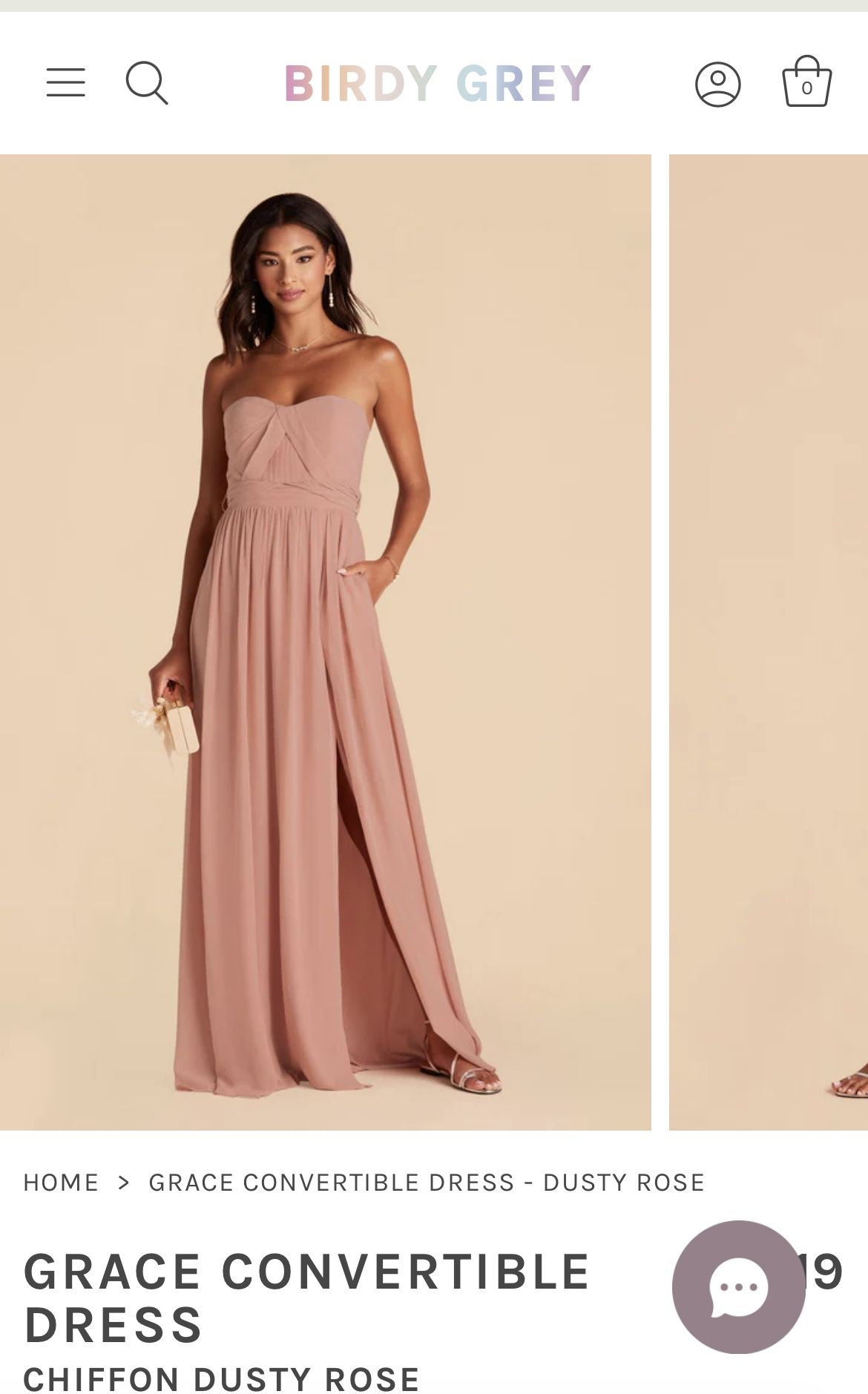 Birdy Grey Dress- Dusty Rose