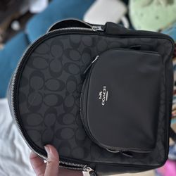 Coach Backpack Black Original