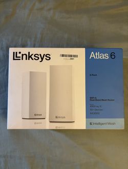 Linksys Atlas 6 Dual-Band AX3000 Wi-Fi 6 Mesh System - White (Set of 2)