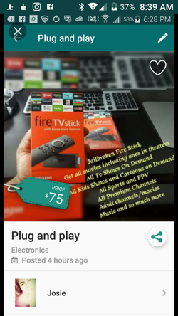 Jailbroken fire TV stick