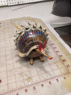 Beautiful handmade armadillo alebrije