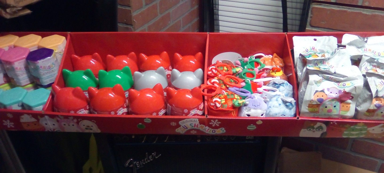 Squishmallow Assorted Plush Toys W/Display