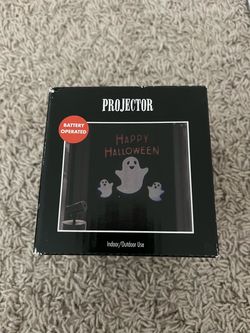 Happy Halloween Battery-Operated Ghost Projector