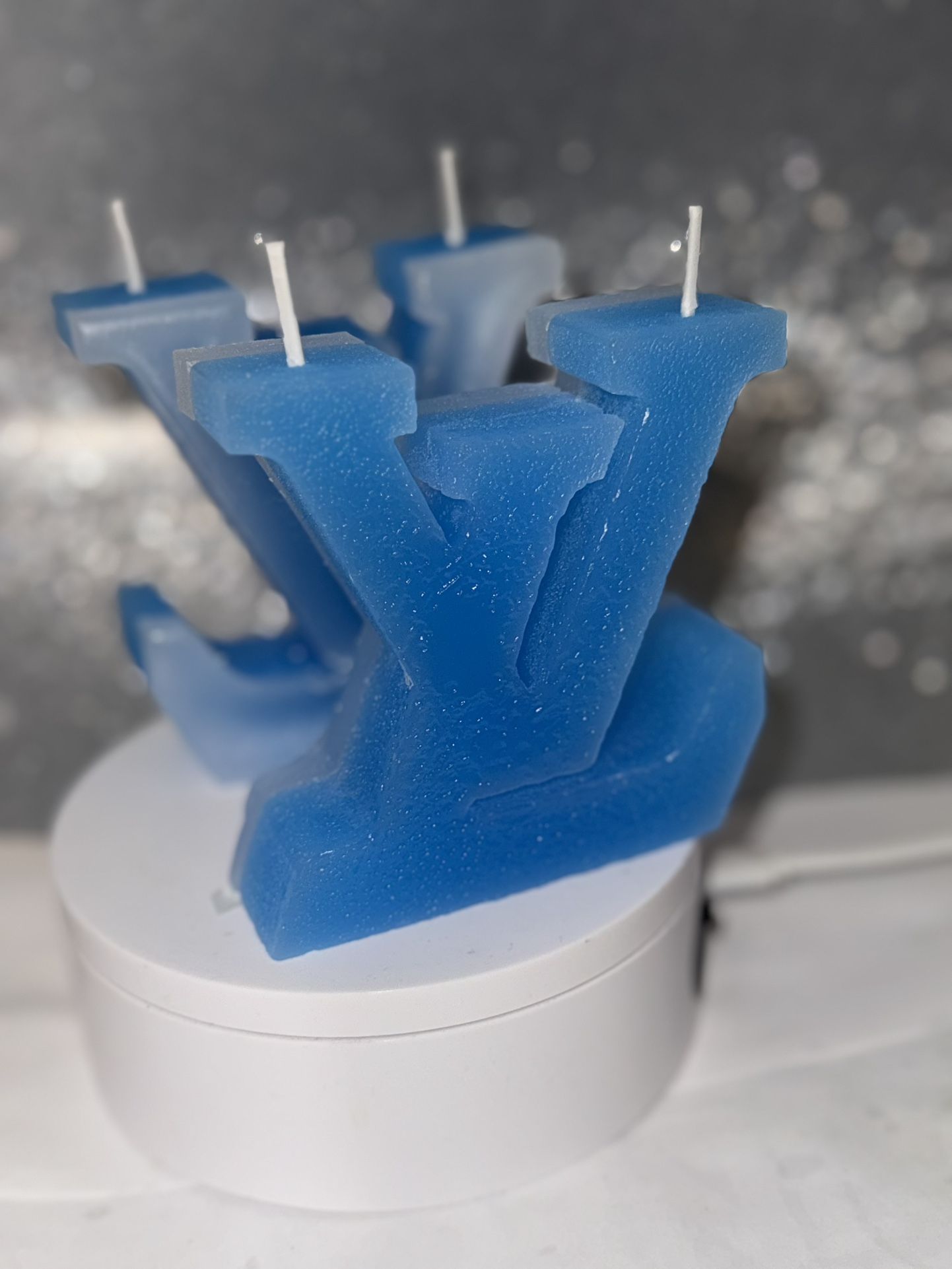 2 Blue Mojito Scented Candles