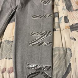 Women VS PINK BLing skinny JOGGER GREYNIGHT XS new