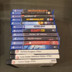 PS4 Games Assortment 