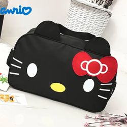 Black Hello Kitty Duffle Bag 