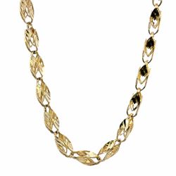 Men’s or Women’s 10k Yellow Gold 26” Inch 6mm Turkish Chain Necklace GP3136606