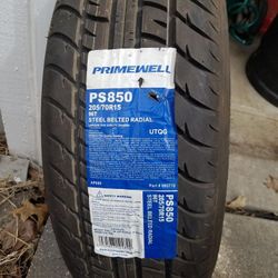 New tire and wheel 205/70R 15