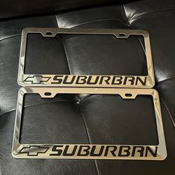 Brand New Suburban License Plate