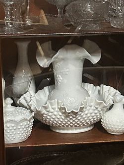 Vintage Milk Glass $20