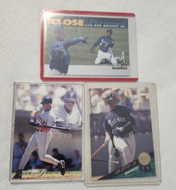 (3) KEN  GRIFFEY JR  CARDS  ( $4 EACH )