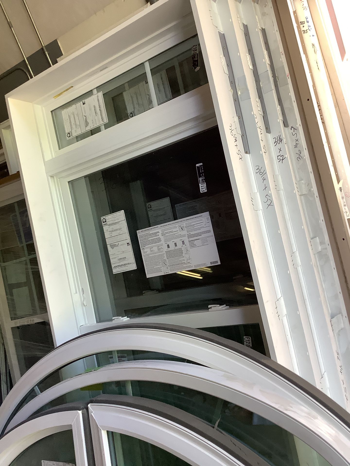 Windows 361/4 X 57; (4 Avail)72 X 72; Sliding Doors 72 X 80 Inch ; Other Exterior Doors,$140- $950