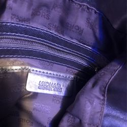 New Micheal Kohrs Gold Handbag  New Used One Time Only