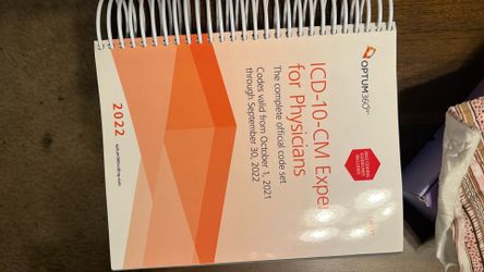 2022 Optum360 ICD-10-CM Expert for Physicians Coding Book – Spiral Bound – perfect Condition