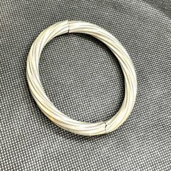 Italian Sterling Hinged Bangle Bracelet 