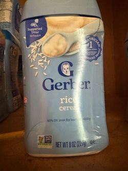 Gerber rice cereal