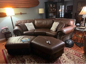Brown Leather couch