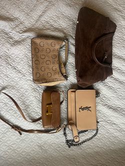 Lot of 4 Mixed Brand Handbags