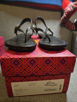 Tory Burch Black sandals size 10