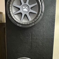 Subwoofer Speaker Kicker Full Kit (Cables Included)