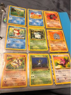 Pokémon cards 9 cards