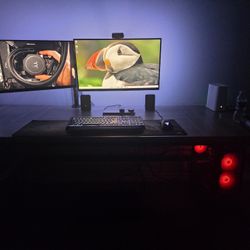 Full PC setup + Dual monitors + Tons of Storage/Extras