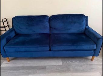 Prescott Slope Arm Sofa - Threshold™ Blue Velvet