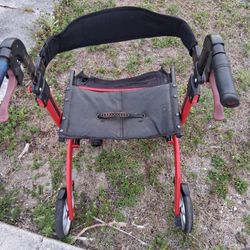 4\nWheel heavy duty lightweight walker