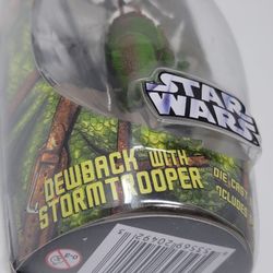 MicroMachines Star Wars Dewback With Stormtrooper Storm Trooper Titanium Series Die Cast Hasbro