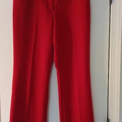Size 6 Red Dress Pants