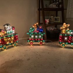 Christmas Prelit Outdoor Train 