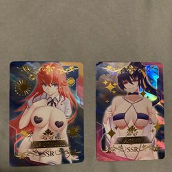 Anime High School Dxd Waifu Cards