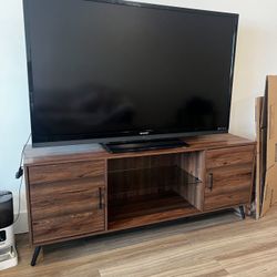 Living Room Furniture (Coat Rack, Coffee Table, Entertainment Center)