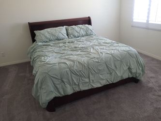 California King Bed and Matrress