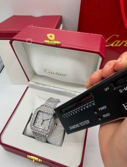 Cartier Blue arabic watch