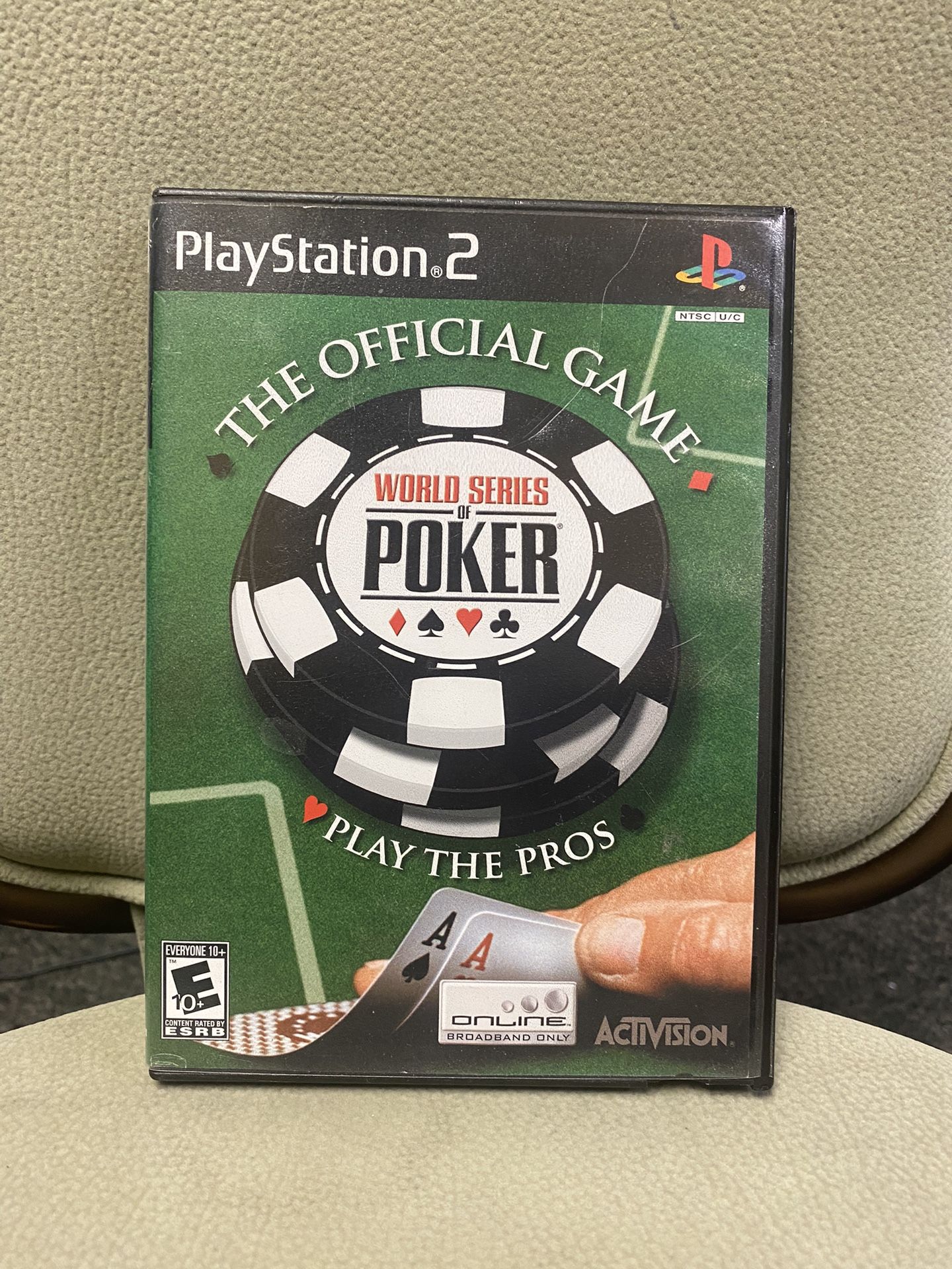 Playstation 2 PS2 World Series of Poker Play the Pros Official Game