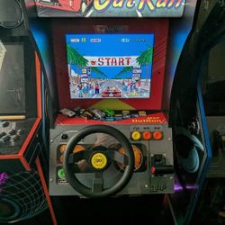 Outrun Arcade1up stand up cabinet (Rare)