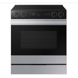 Holiday  Special! While Supplies Last! SAMSUNG NSE6DG8700SR Bespoke Slide-in Electric Range MSRP $2,249