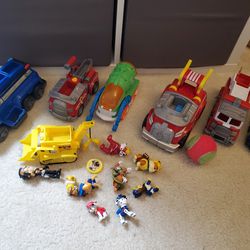 Paw Patrol Toys 7 Cars And Figures