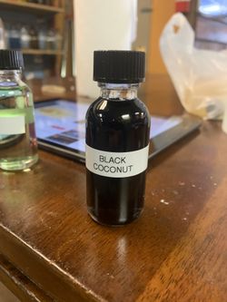 Black coconut body oil fragrances 1oz