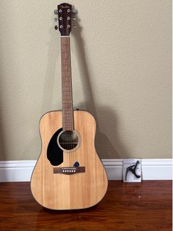 Fender CD-6OS Dreadnought LH (Left-Handed), Natural WN