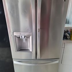 Used Kenmore Refrigerator 3 Door Stainless Steel 